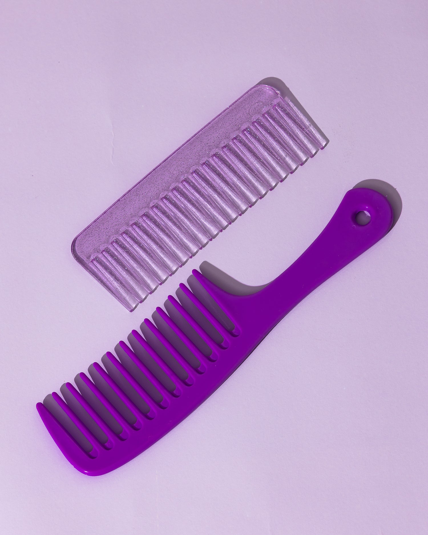 Purple Wide Tooth Combs