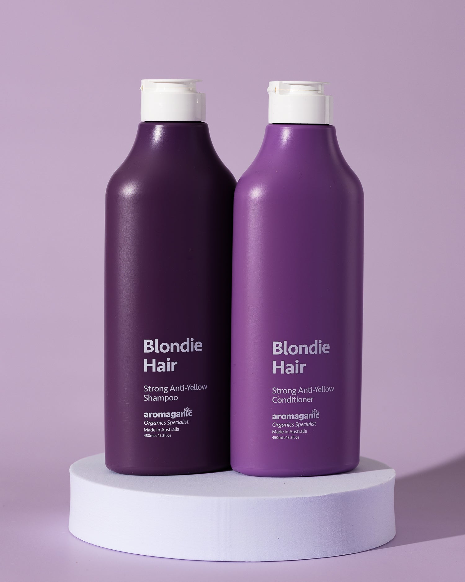 Aromaganic Blondie Hair Strong Anti Yellow Shampoo & Conditioner Duo Pack