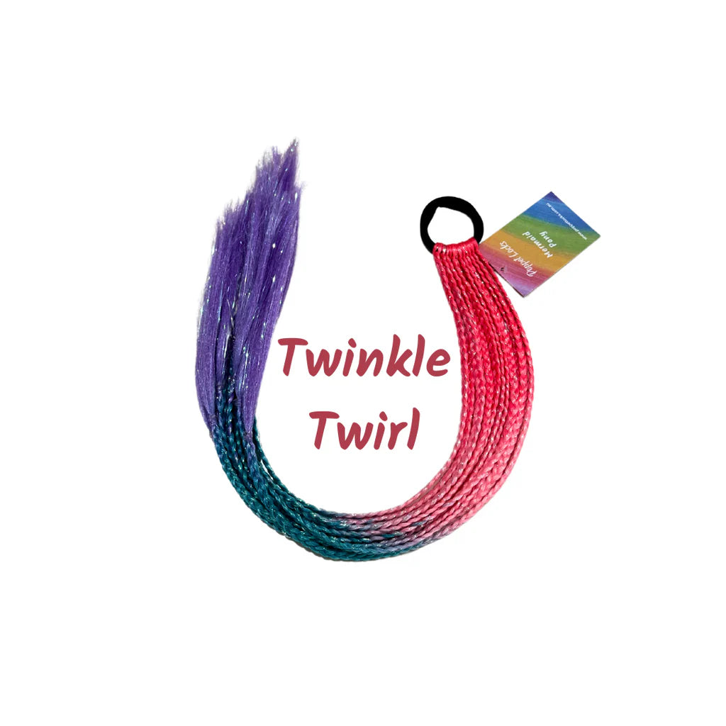 Poppet Locks Plaited Mermaid Pony