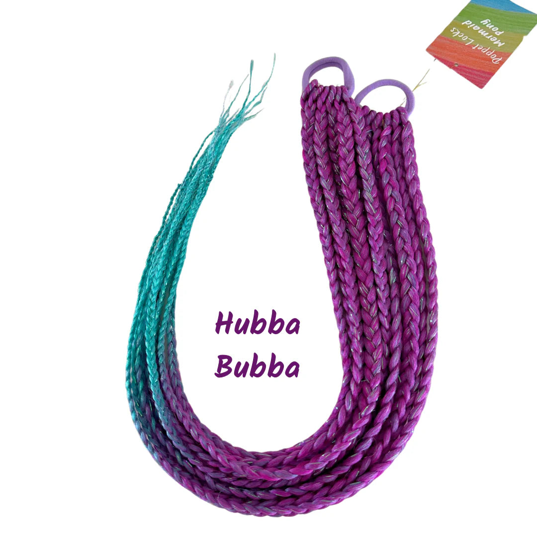 Poppet Locks Mermaid Plaited Piggy Tail Sets