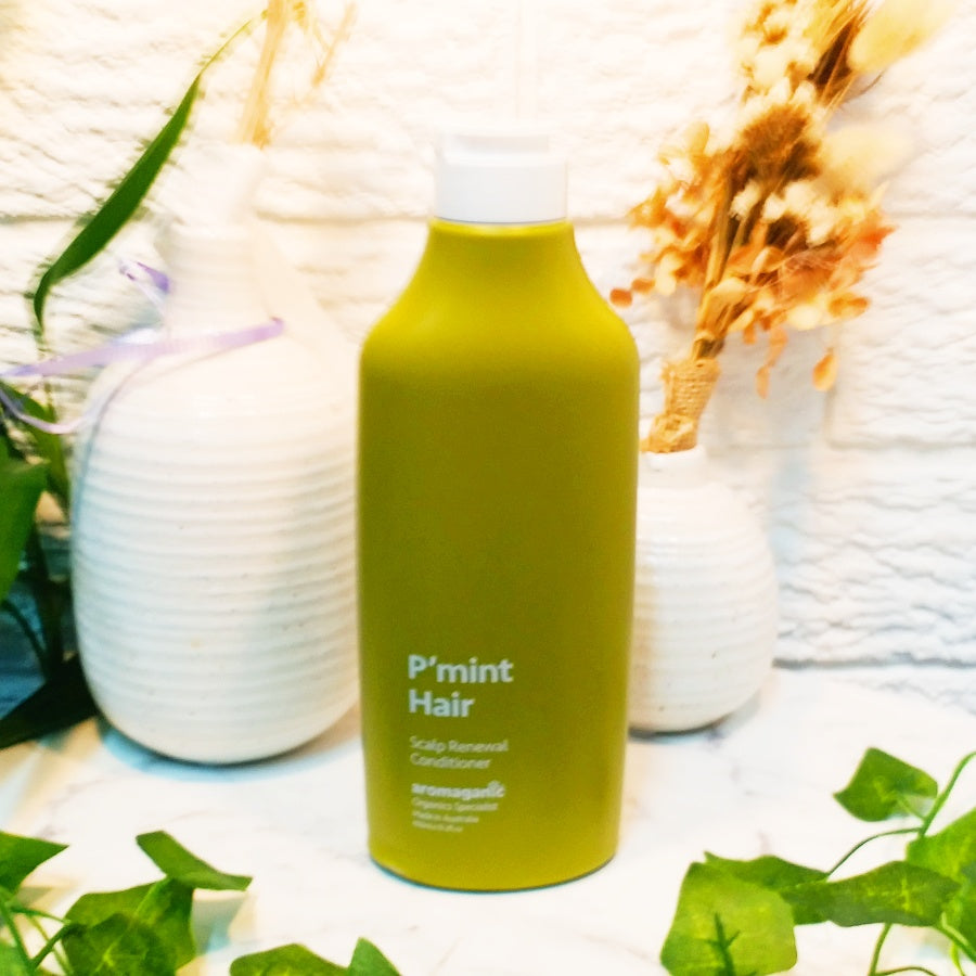 Aromaganic Pmint Hair Scalp Renewal Shampoo & Conditioner Duo Pack