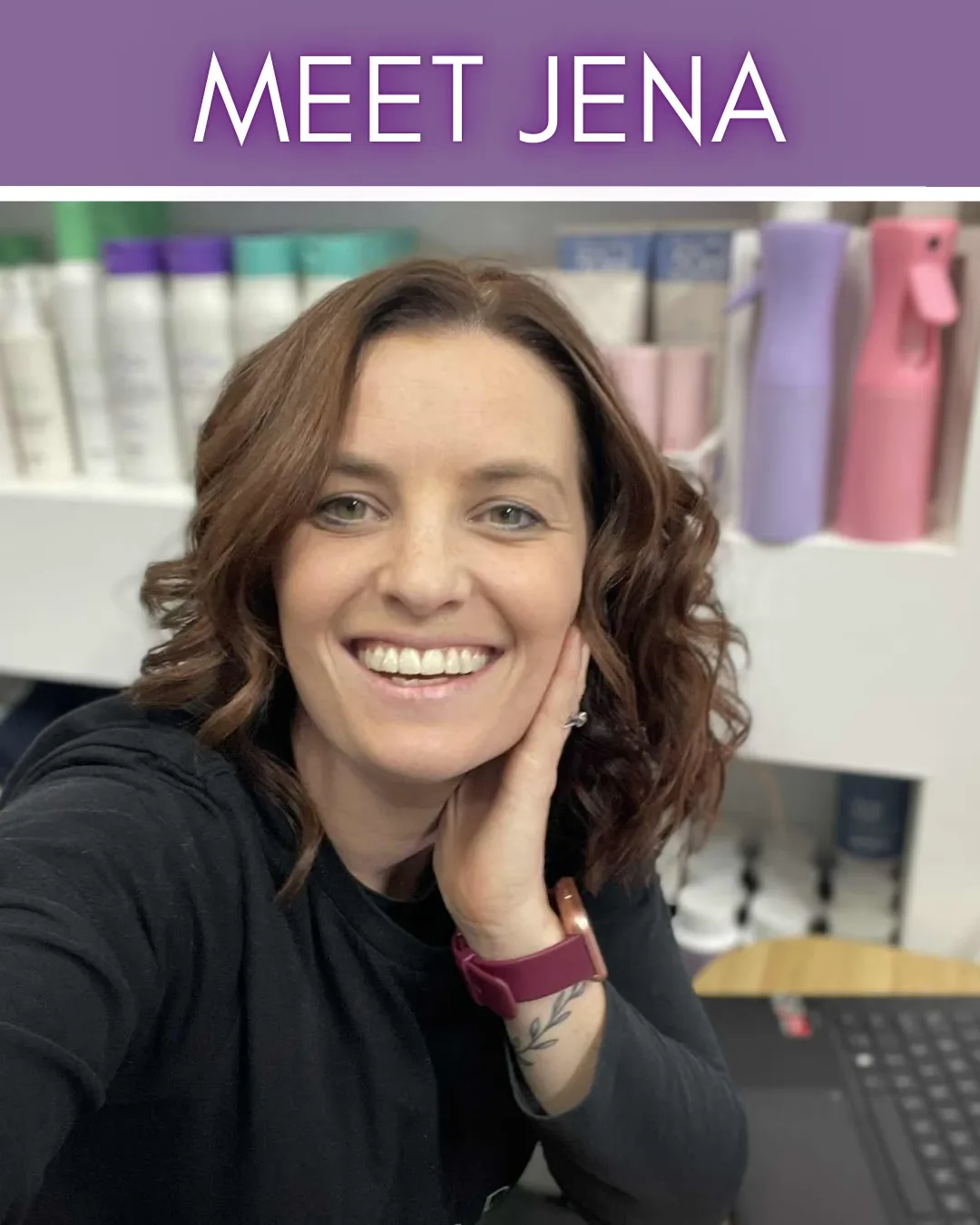Jena Pinn, owner of Hair Pinns in Bangor, NSW