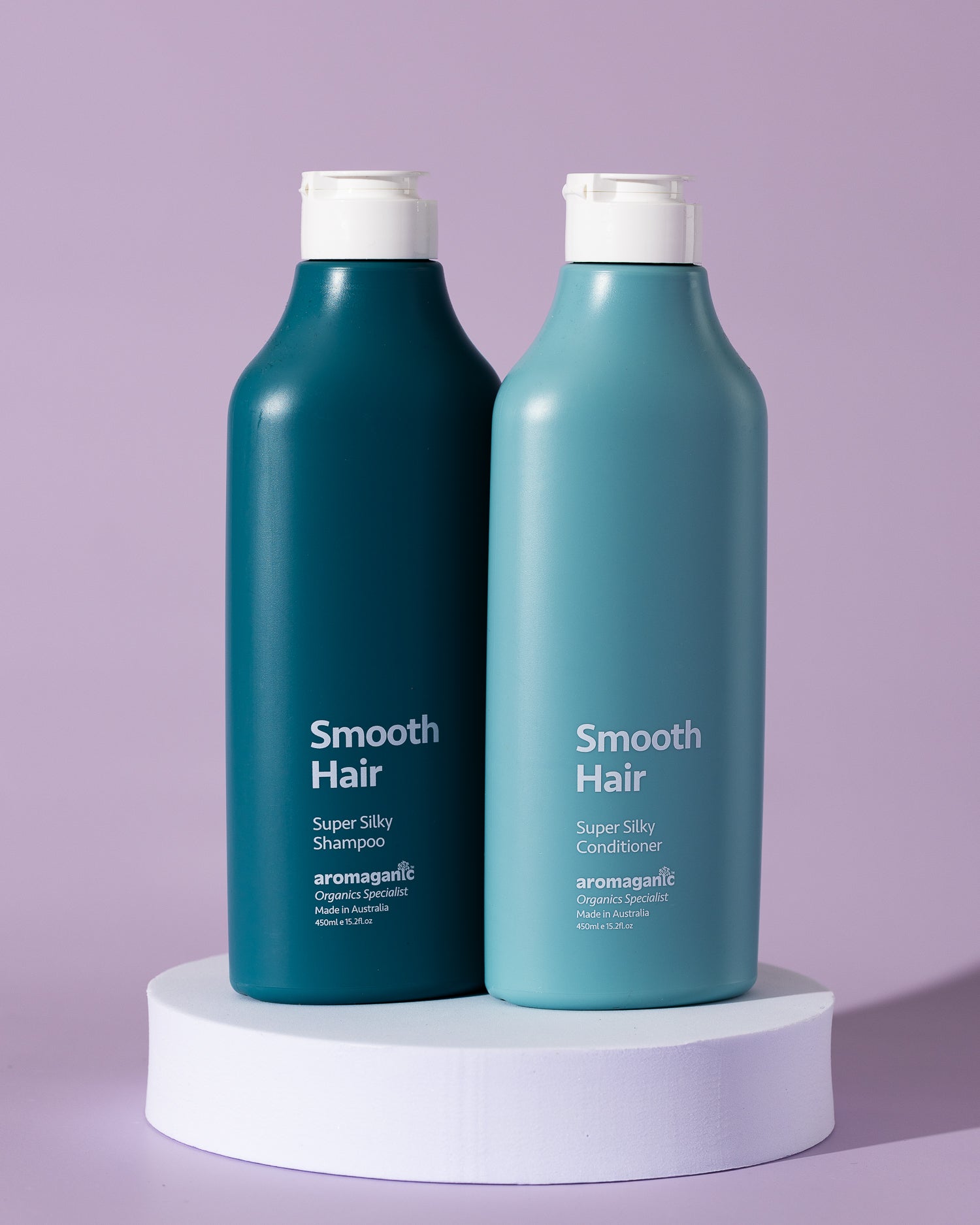 Aromaganic Smooth Hair Super Silky Shampoo &amp; Conditioner Duo Pack