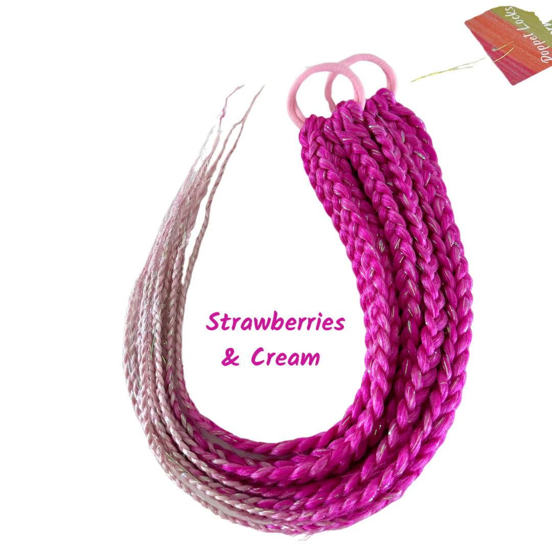 Poppet Locks Mermaid Plaited Piggy Tail Sets