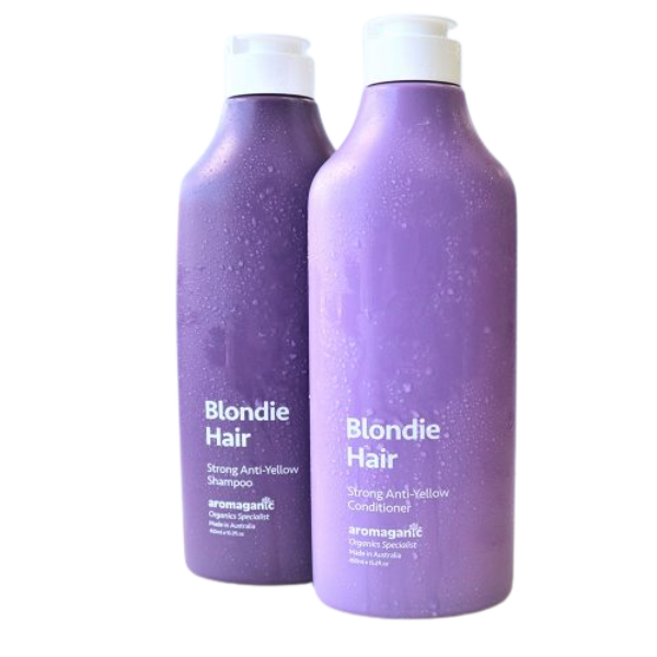 Aromaganic Blondie Hair Strong Anti Yellow Shampoo & Conditioner Duo Pack