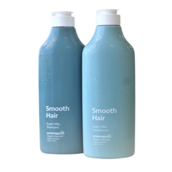 Aromaganic Smooth Hair Super Silky Shampoo & Conditioner Duo Pack